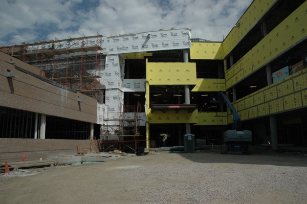 UCCS Science and Engineering Building under construction - Exterior