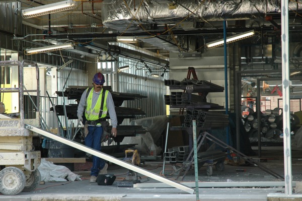 UCCS Science and Engineering Building under construction - Interior