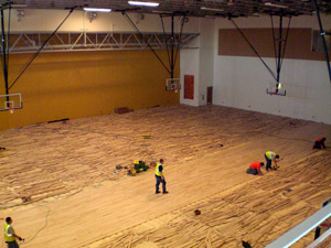 Event Center floor